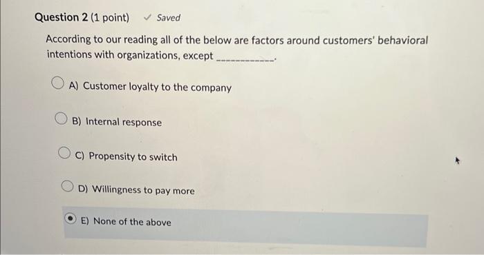 The below are all considered a "primary activity"