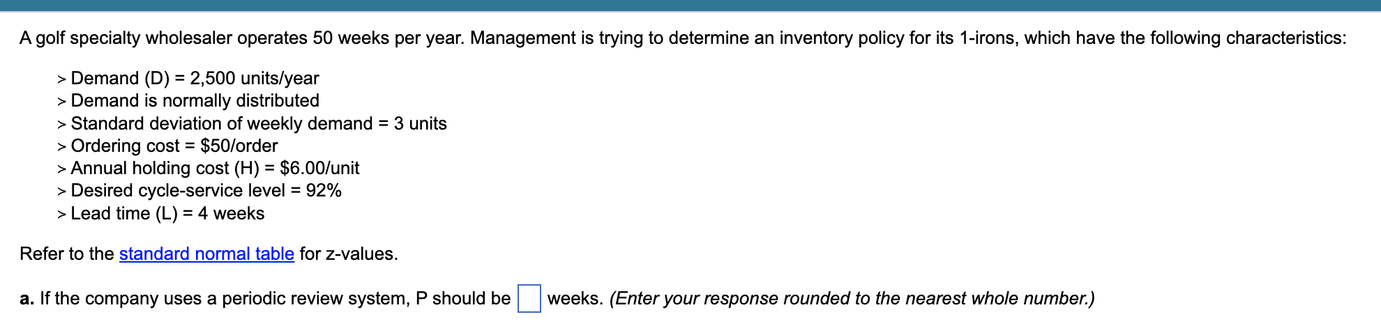 In a P system, the lead time for a box of