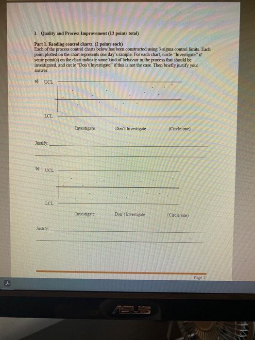 1. Quality and Process Improvement (13 points