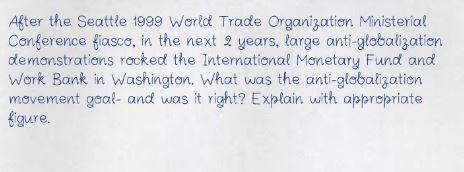 After the Seattle 1999 World Trade Organization