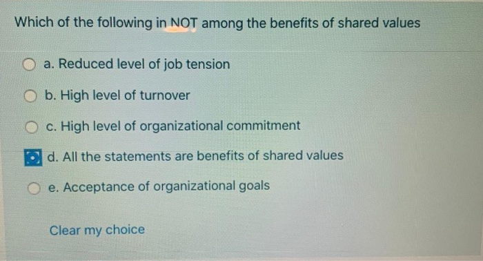 Which of the following in NOT among the benefits