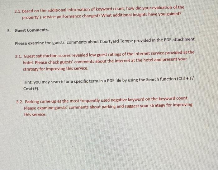 Keyword Count. The M3 Operations Management