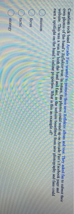 Canadian rock band Arcade Fire wanted to promote