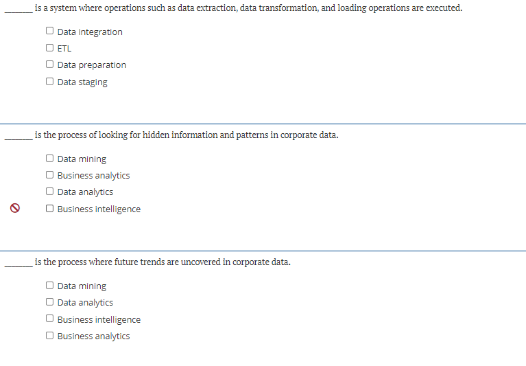 is a system where operations such as data