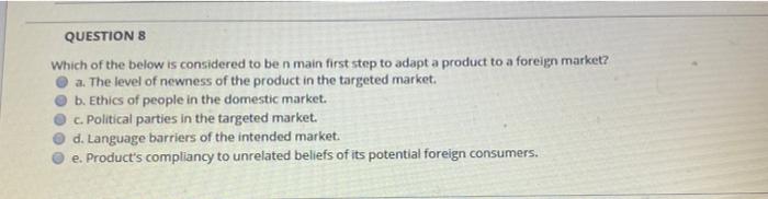 QUESTIONS Which of the below is considered to be