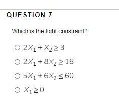 QUESTION 2 02-07 Solve the following LP problem