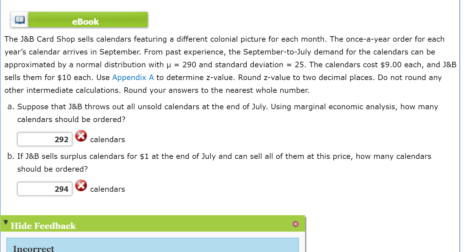 eBook The J&B Card Shop sells calendars featuring