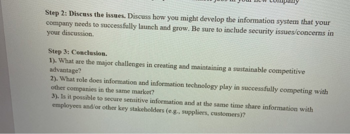 Using Information Systems Introduction