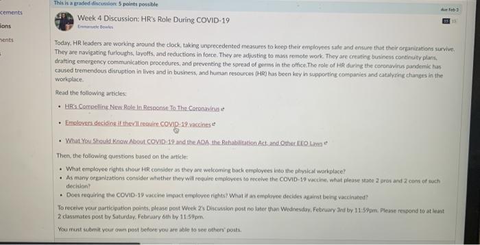 HR's Role During Covid-19 1: What employee rights