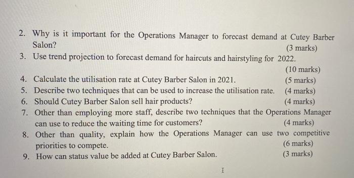 2. Why is it important for the Operations Manager