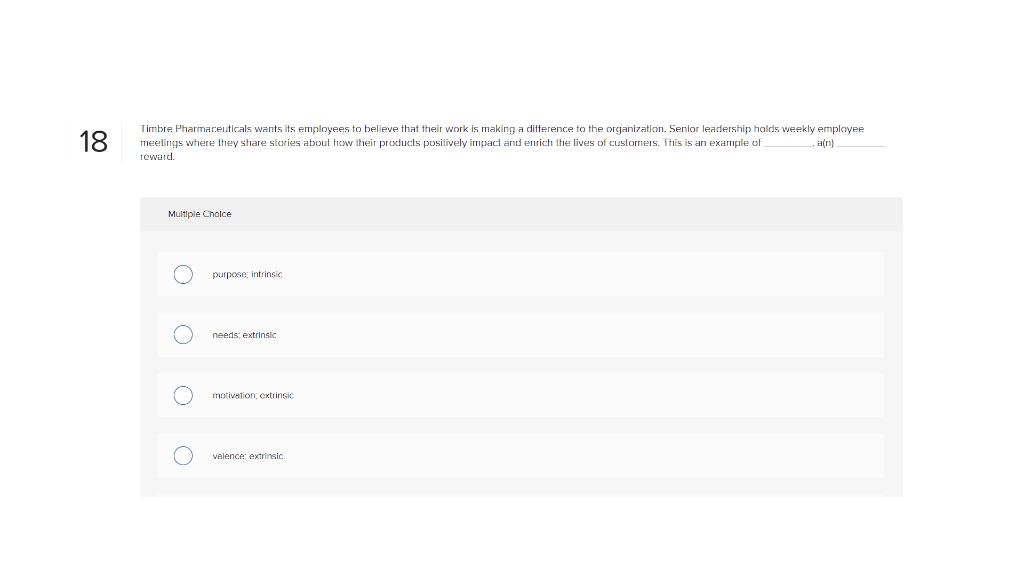 q18: one more option is promotion, instrinsic 18