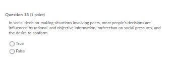 Question 1B is poirt) In social decision-making