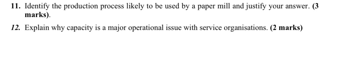 theres no case study just provide short answers