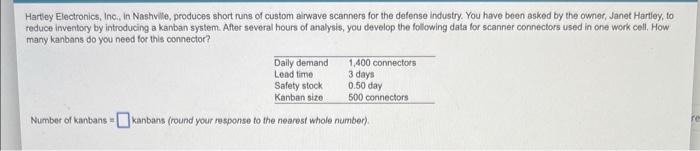 Hartley Electronics, Inc., in Nashville, produces