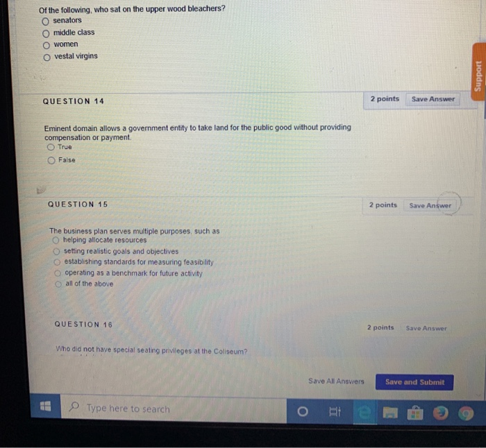 Of the following, who sat on the upper wood