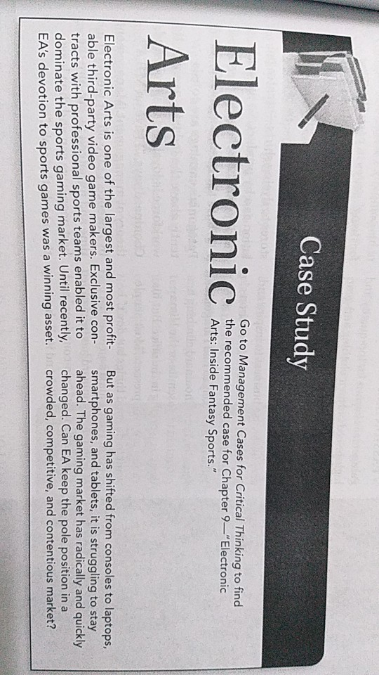 Case Study Go to Management Cases for Critical