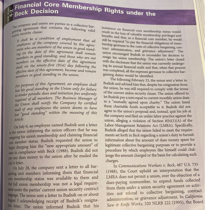 The company and union are parties to a collective