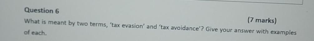 under Australian Law Question 6 (7 marks) What is