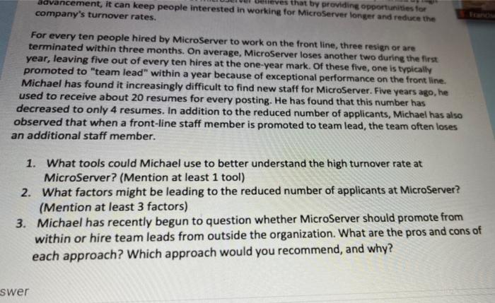 Francisco in Michael is the Regional Manager for