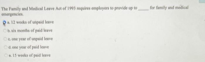 for family and medical The Family and Medical