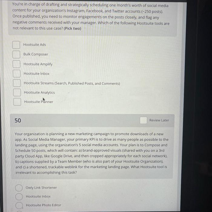 REVIEW The data shown in the Post Performance