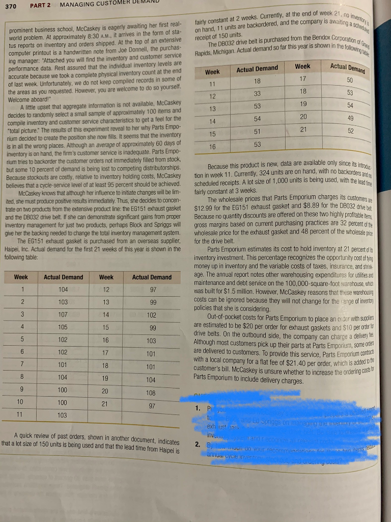 1.What is the total annual cycle-inventory cost