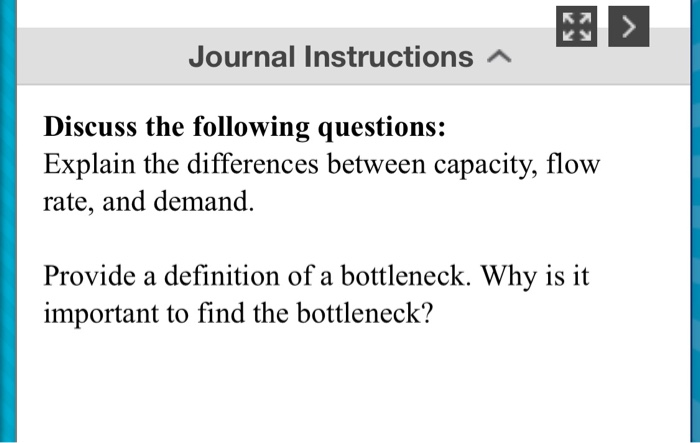 help Journal Instructions Discuss the following