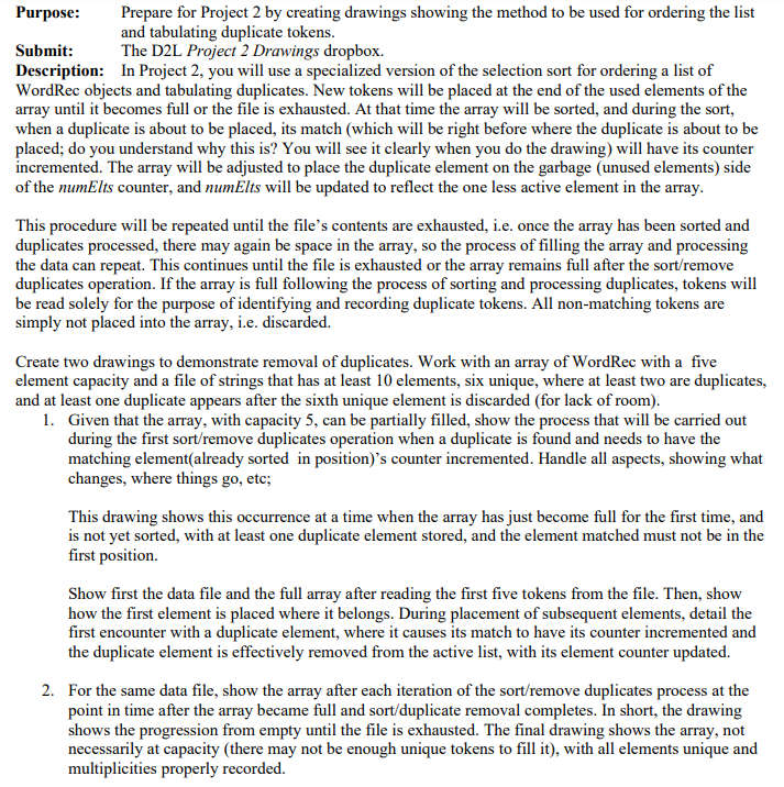 DRAWING showing the method to be used for