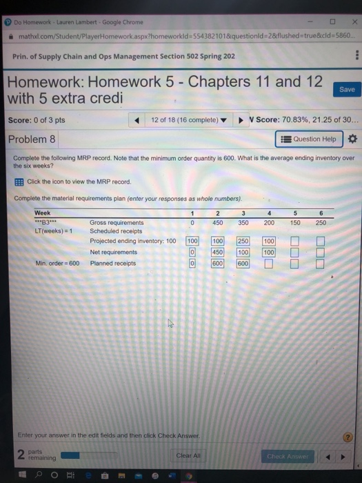 Do Homework - Lauren Lambert - Google Chrome
