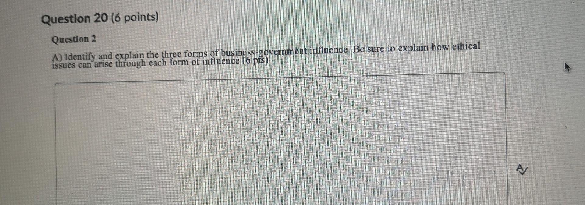 Question 17 (4 points) Question 1 A) A central