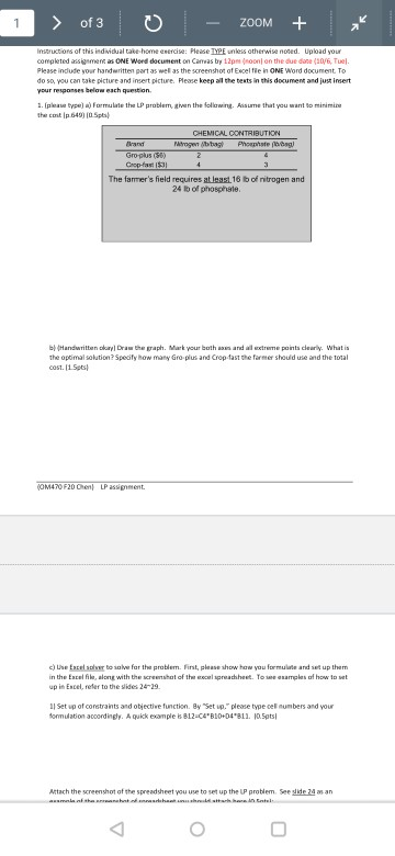 please read all questions and all parts. please