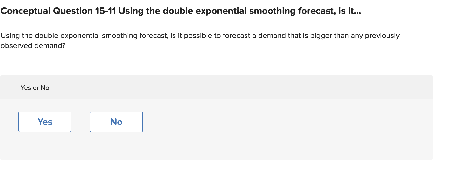 Conceptual Question 15-11 Using the double