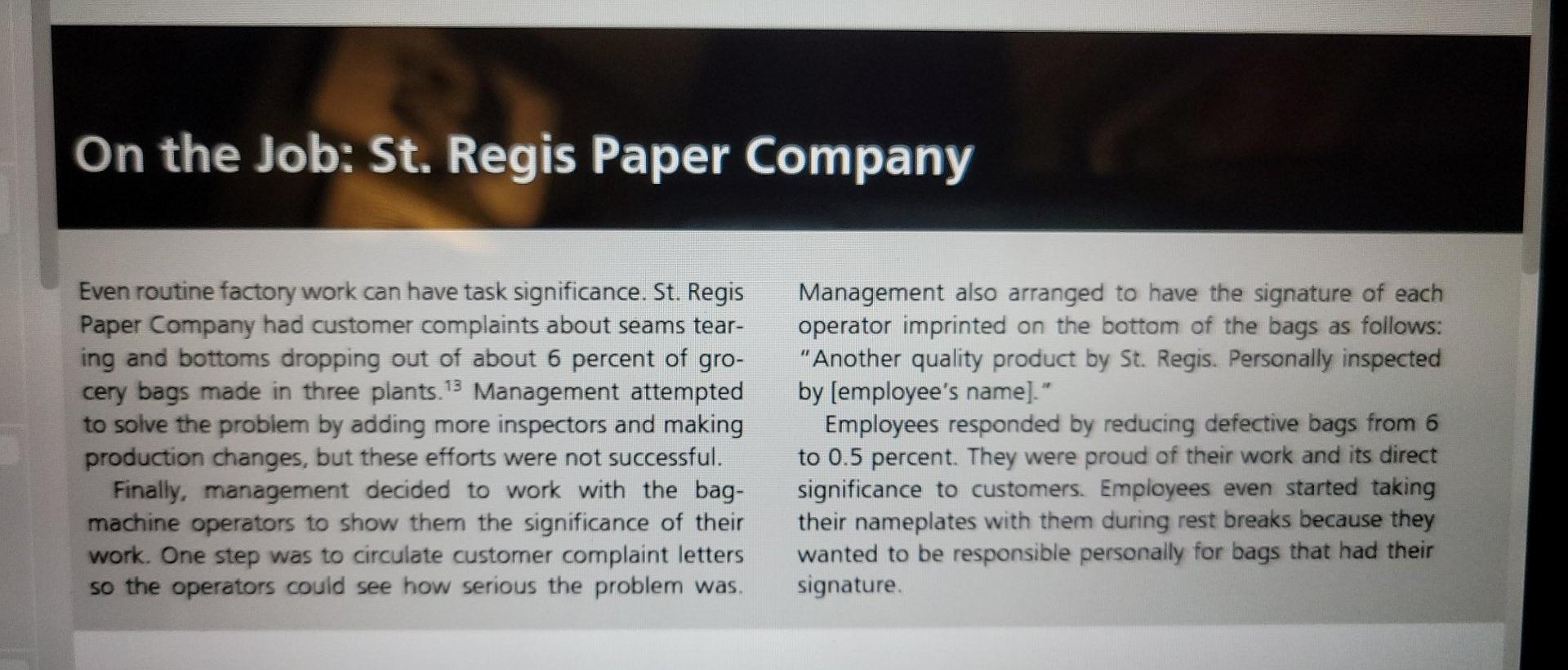 Why do you think increased inspection was not