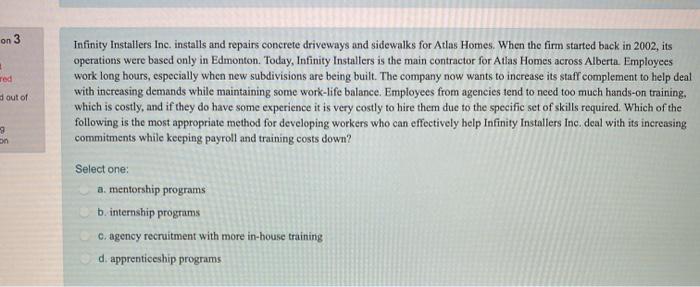 on 3 out of 9 Infinity Installers Inc. installs