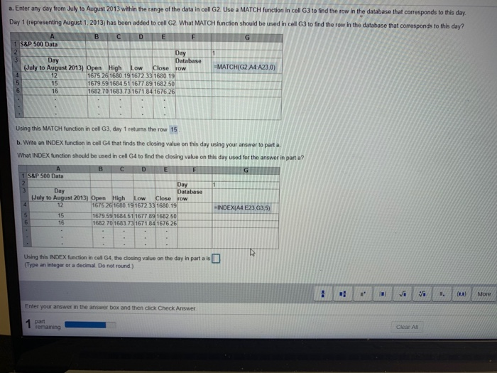 what is the Question b answer? D E a. Enter any