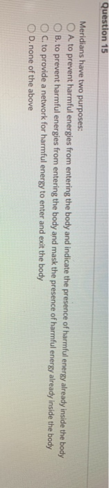 Question 14 Herbs are used to do all of the