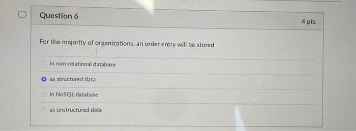 For the majority of organizations, an order entry