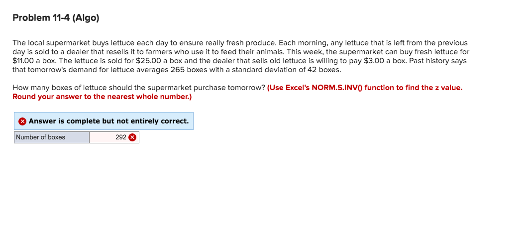 Please solve this problem (with the red x).