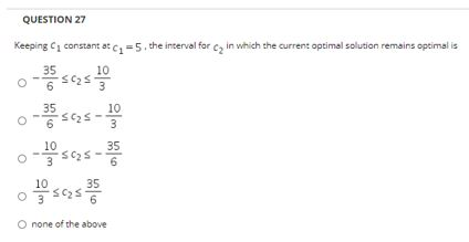 "Keeping C 1 constant at C 1 =5 , the interval
