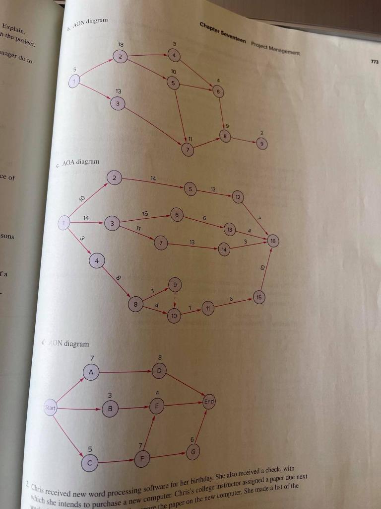 QUESTION 1 Chapter 17. problem 1 Part b, what is