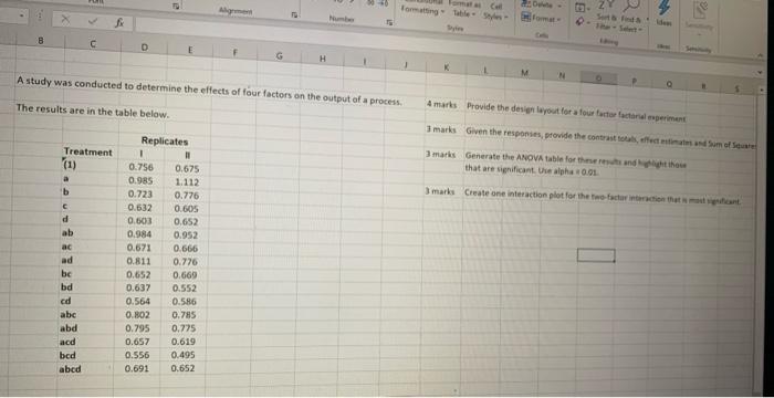 P 'N M Q R K H c D E Astudy was conducted to