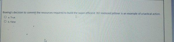 Boeing's decision to commit the resources