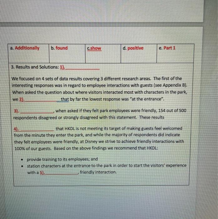 + Disney: Example Proposal Report a.. survey d.