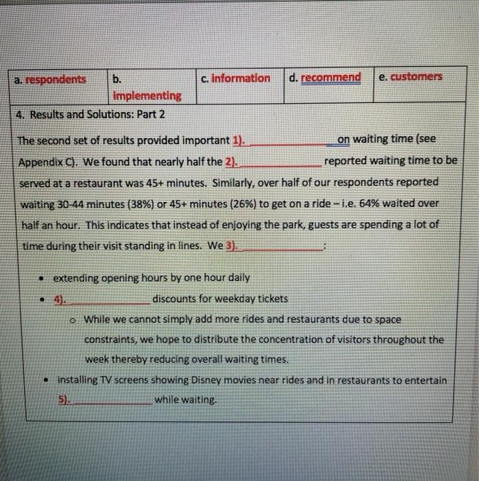 + Disney: Example Proposal Report a.. survey d.