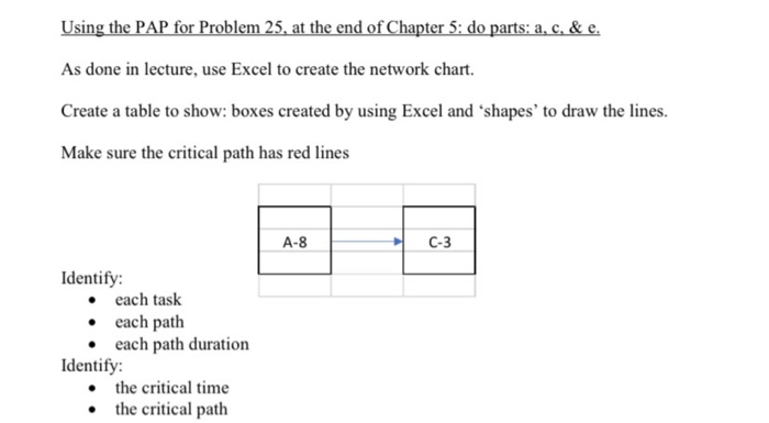 answer with excel and show formulas please 25.