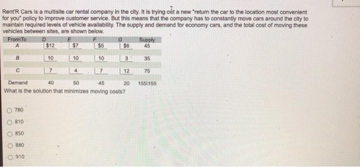 Rentr Cars is a multsite car rental company in