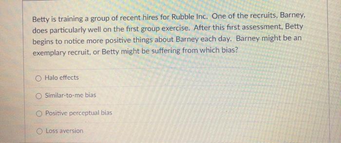 Availability bias would cause someone to: O Pay