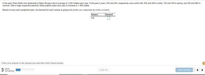 Can you solve for Fall, Winter, Spring, and