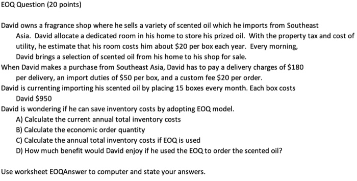 Pleade add what is the item cost, order cost,