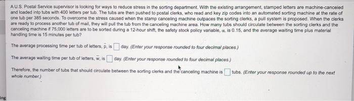 AUS Postal Service supervisor is looking for ways